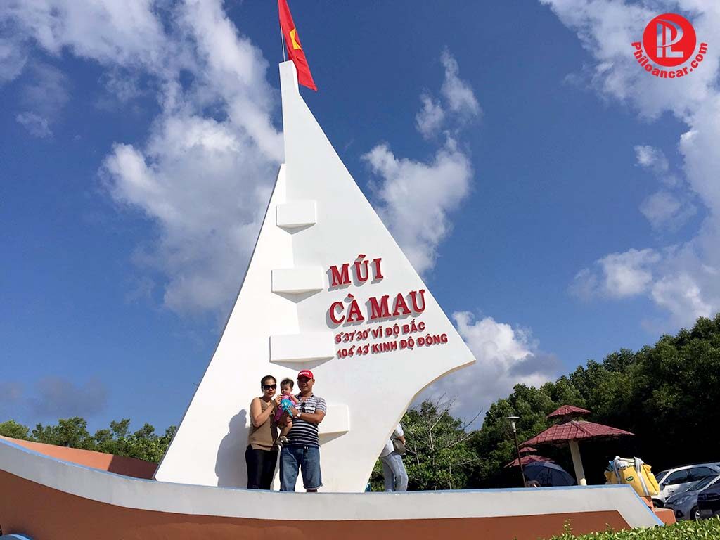 Mốc tọa độ đất mũi Cà Mau
