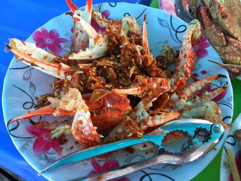 Càng Ghẹ xào xả ớt