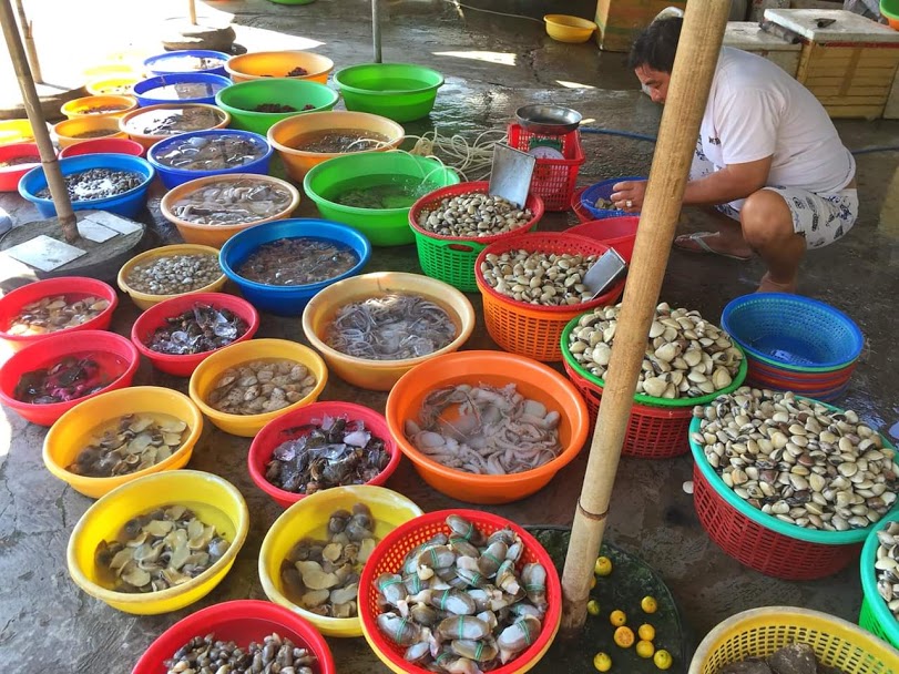 vi vu đổi gió chọn lựa Hải sản tươi sống tại Biển Tân Thành