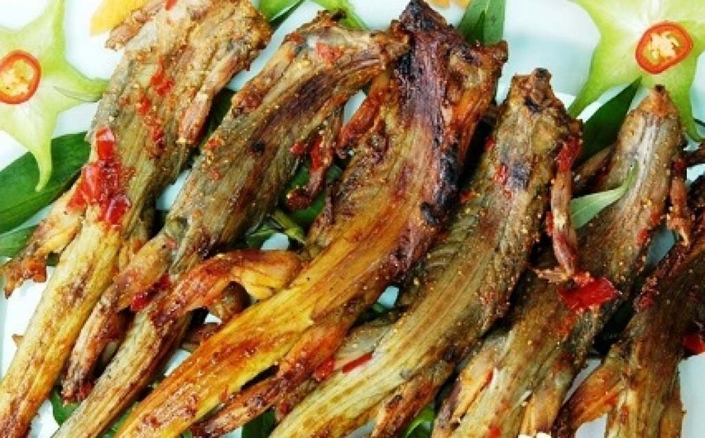 Các món chế biến từ Dông